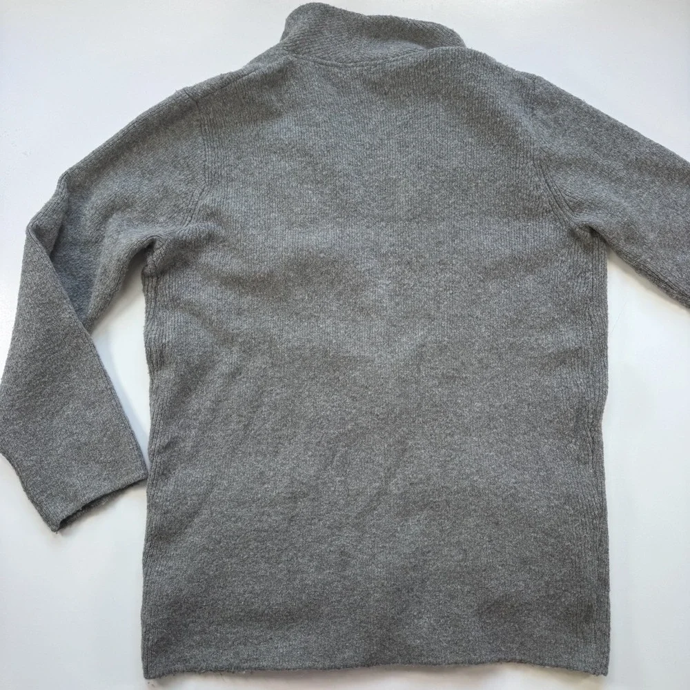 J CREW‎ Cocoon Sweater-Blazer Knit Cardigan Womens Medium Shawl Collar Pockets